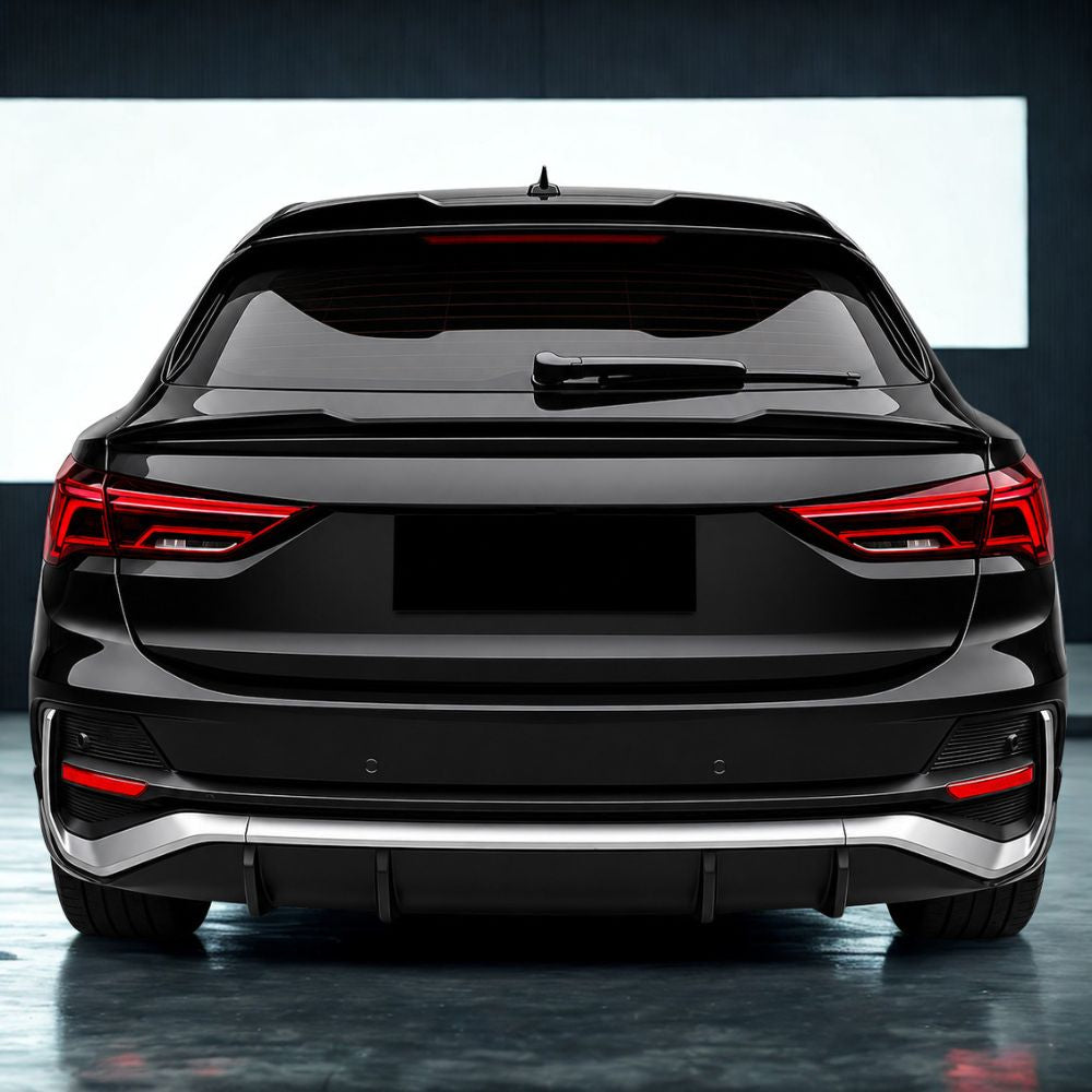 Q3 - F3: Gloss Black SUV Lower Spoiler 20+