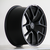 C Class - W205/C205: 19" Matt Black AMG Style Alloy Wheels 14-22