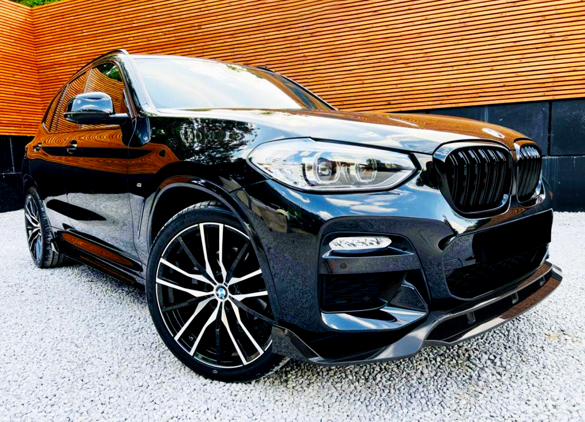 X3 - G01 Pre-Facelift: Gloss Black Front Splitter and Spoiler 17-21