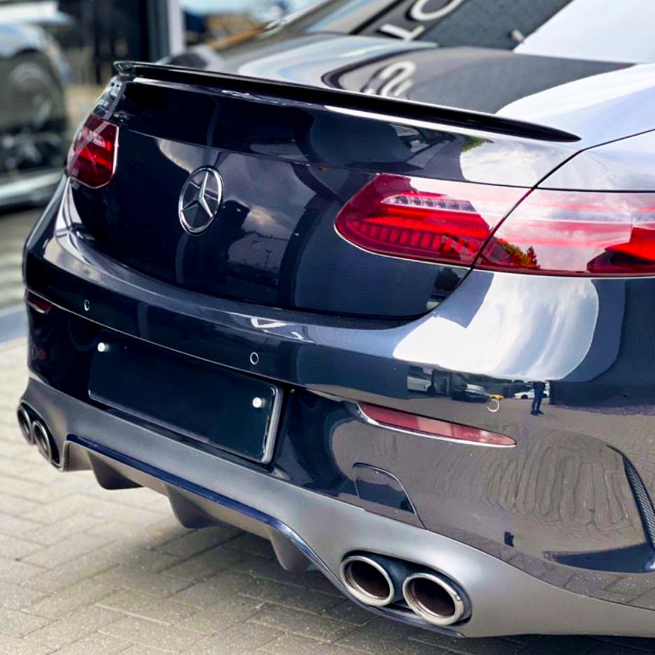 E Class - C238 Coupe: Black Rear Diffuser 16-20