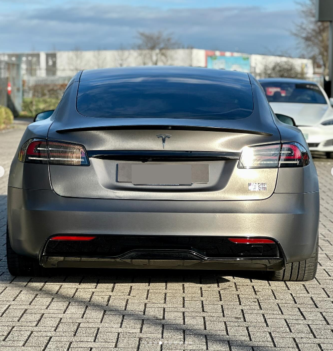 Tesla Model S Rear Spoiler Options Tesla Model S Spoiler Dry Carbon Fibre Performance Style – Carbon Accents