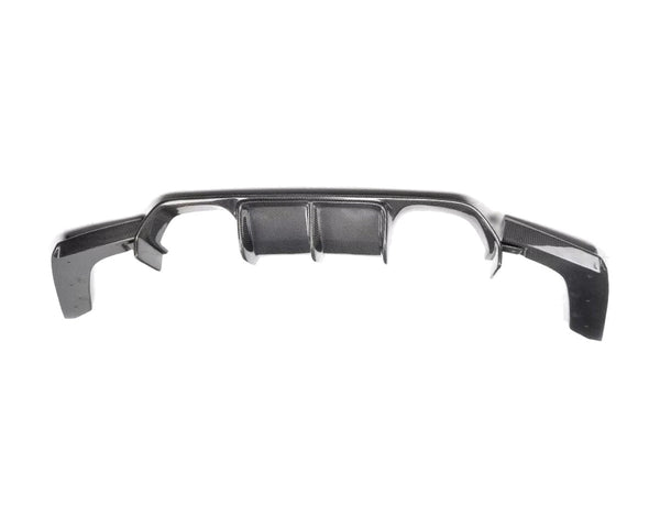 bmw m4 f80 f82 carbon fibre v style diffuser