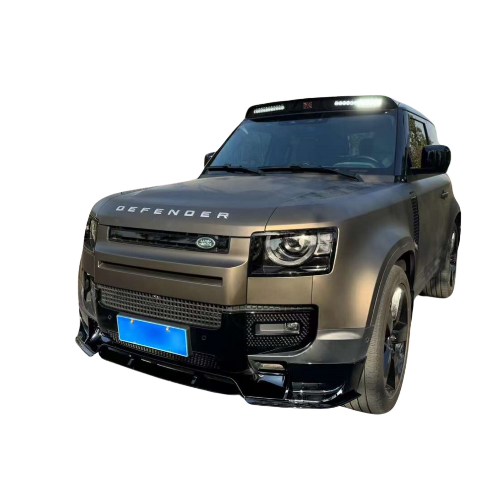 Defender 90/110 - L663: Gloss Black V1 Front Splitter 20+