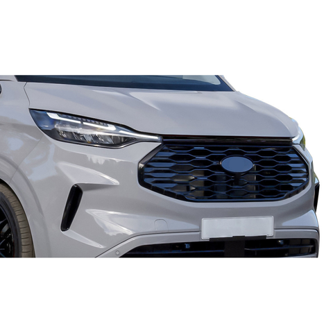 Ford Transit Custom MK2: Gloss Black Badgeless Grill 24+