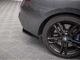1 Series - F20/F21 Facelift: Gloss Black Maxton Rear Side Splitters 15-19
