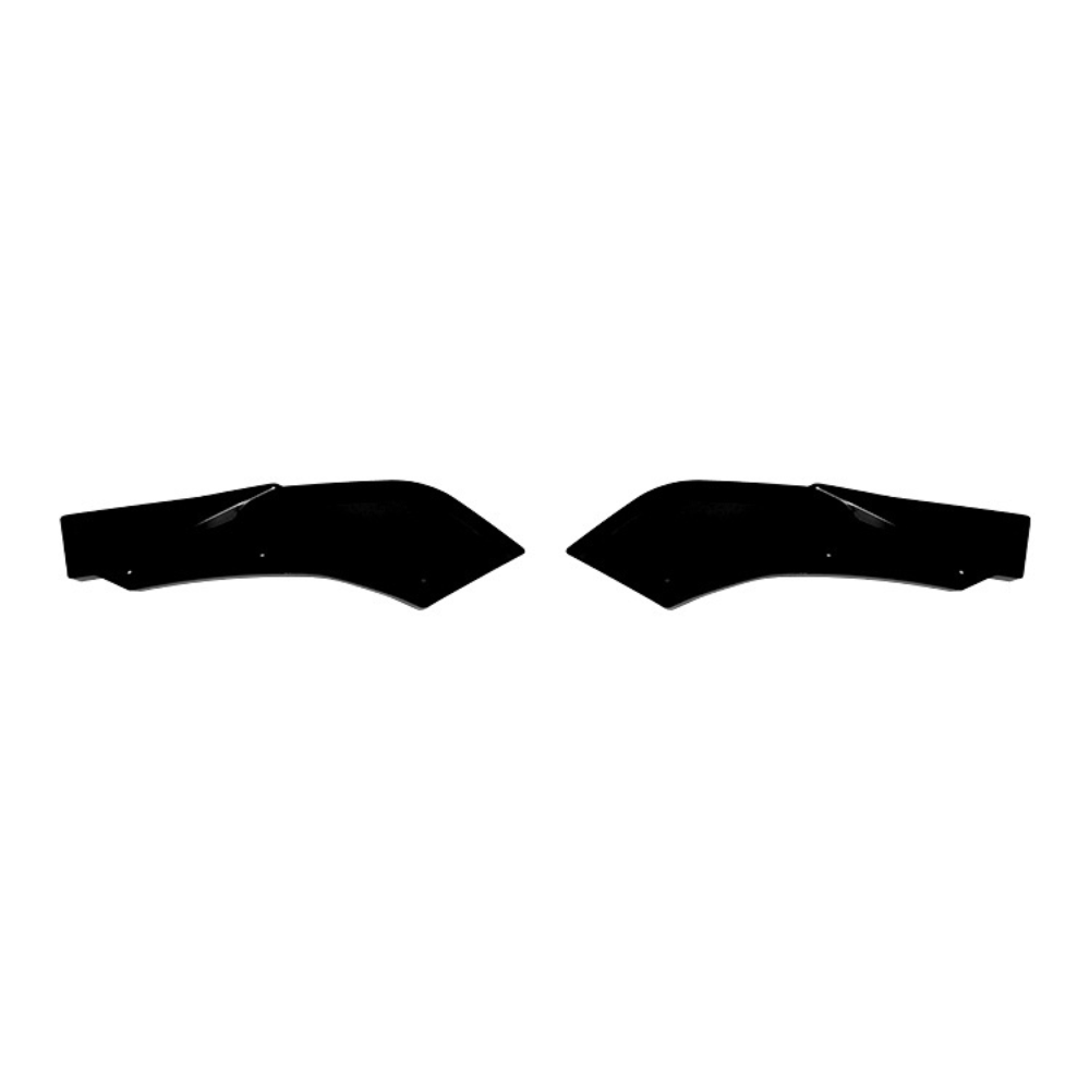 1 Series - F20/F21 Facelift: Gloss Black Rear Canards 15-19