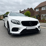 E Class - W213/C238: Gloss Black Front Splitter 2016-2020