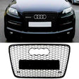 Q7 - 4L: Gloss Black RS Honeycomb Front Grill 07-15