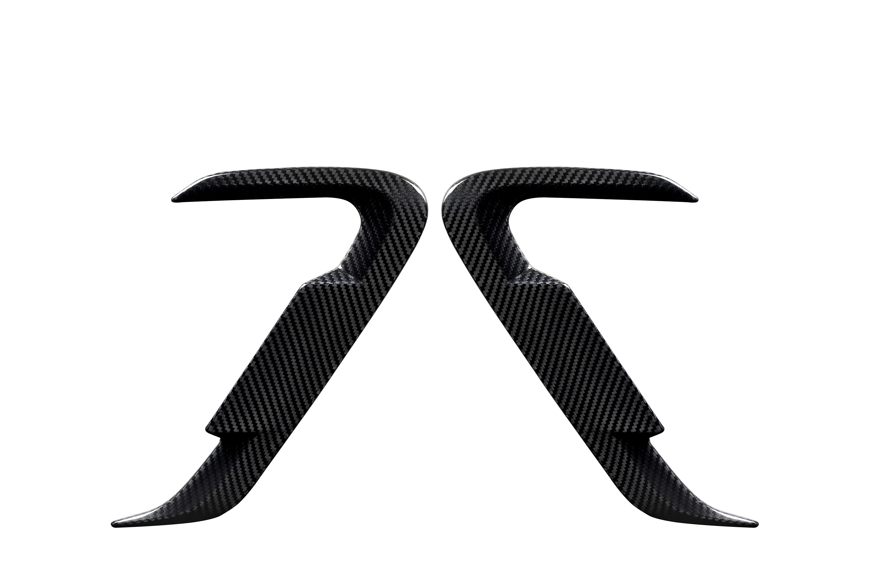 BMW iX3 G08 Facelift Side Fender Trim Set Dry Carbon Fibre SOOQOO
