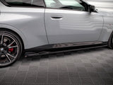 2 Series - G42: Gloss Black Maxton Side Skirts V1 21+