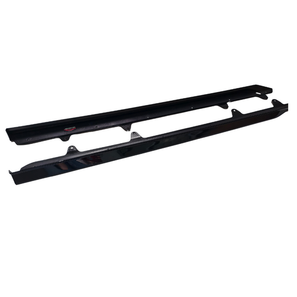 5 Series - G60: Gloss Black Side Skirts V2 Style 24+