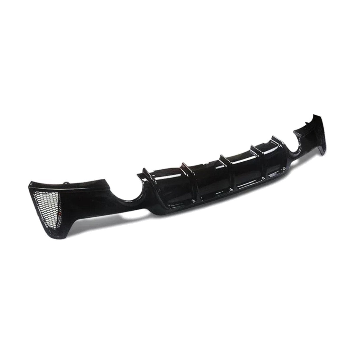 4 series f32 f33 f36 gloss black dual exhaust diffuser