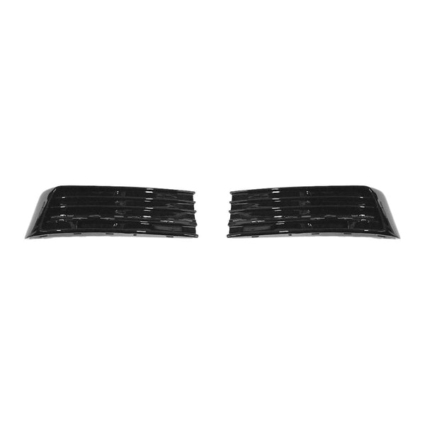 Transporter - T6: Gloss Black Lower Radiator Bumper Grille Insert 3 Piece 15-19