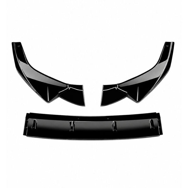 A5 - B9.5: Gloss Black Front Splitter 22+