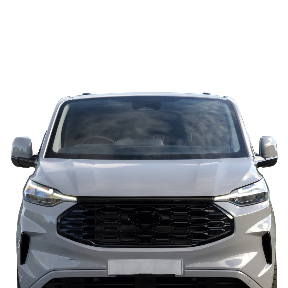 Ford Transit Custom MK2: Gloss Black Badgeless Grill 24+