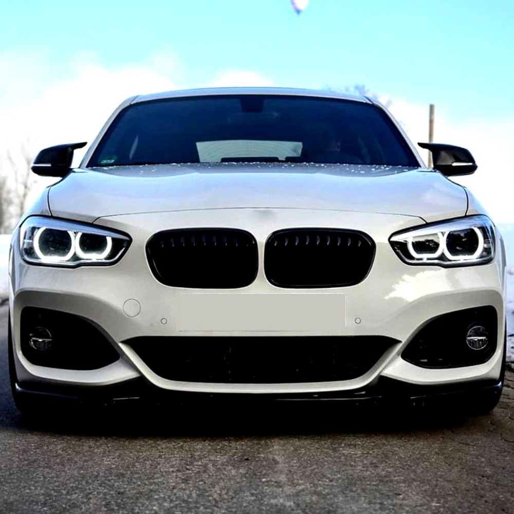 1 Series - F20/F21 Facelift: Gloss Black VC1 Style Splitter 15-19