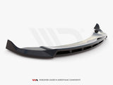 A sleek black car spoiler rests on a plain white background. The text reads, 