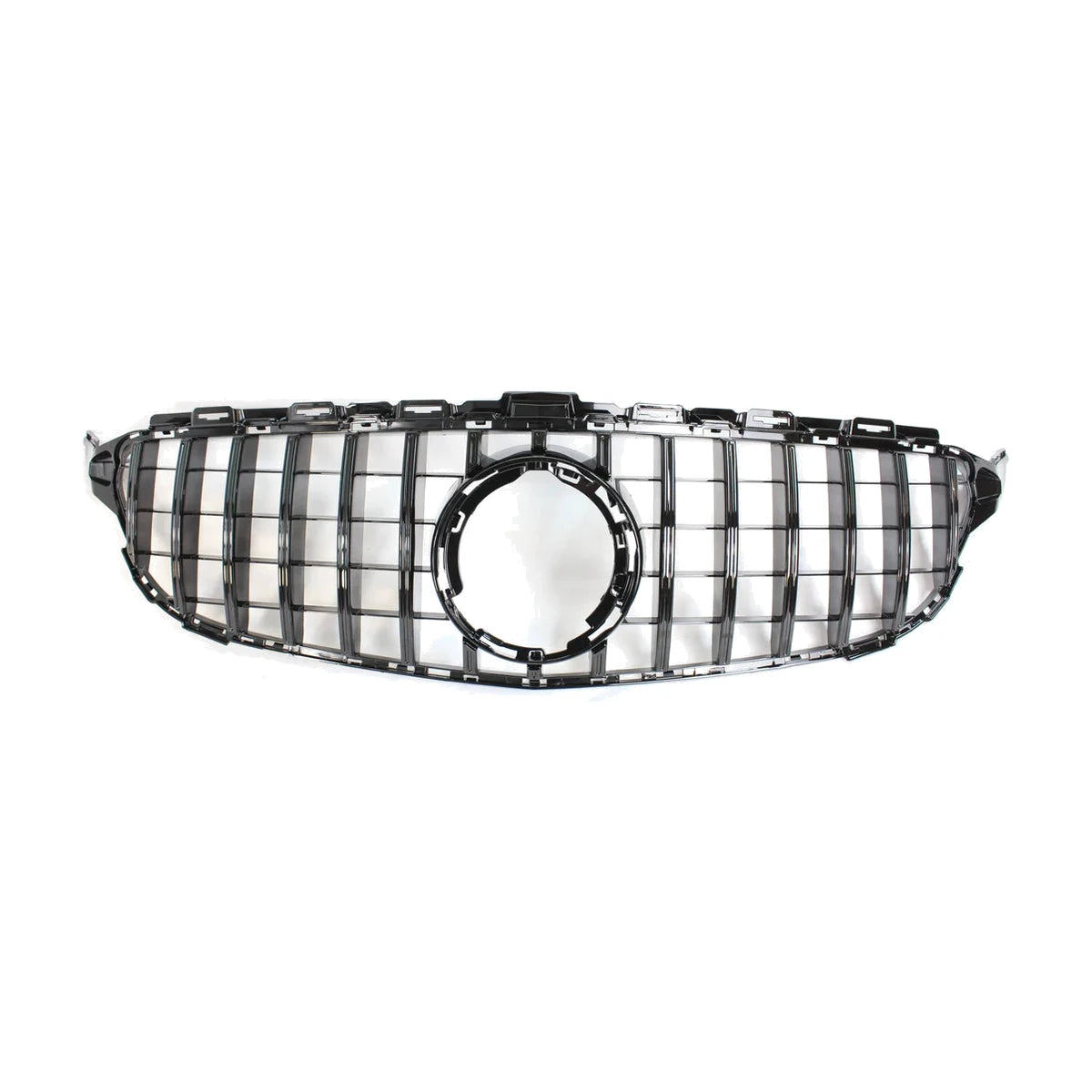 c class w205 gloss black panamericana gt grill 19