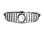 c class w205 gloss black panamericana gt grill 19