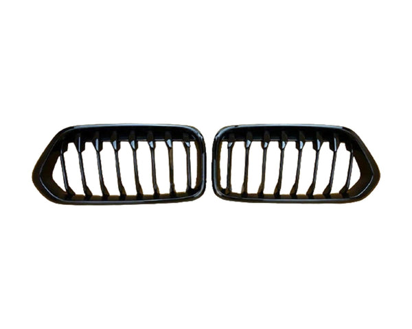 x2 f39 gloss black grill single slat 17