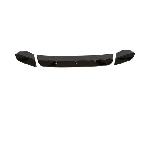 x3 g01 gloss black front splitter 17
