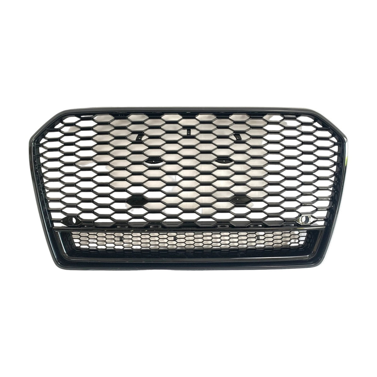 a6 c7 gloss black rs honeycomb with quattro front grill 15 17