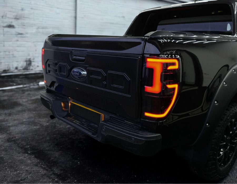 Ranger - T6/T7/T8: Satin Black Lower Bumper Twin Nudge Bar 12-22