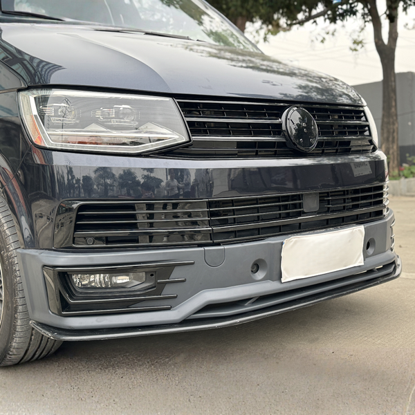 Transporter - T6: Gloss Black Front Splitter Front Bumper 15-19