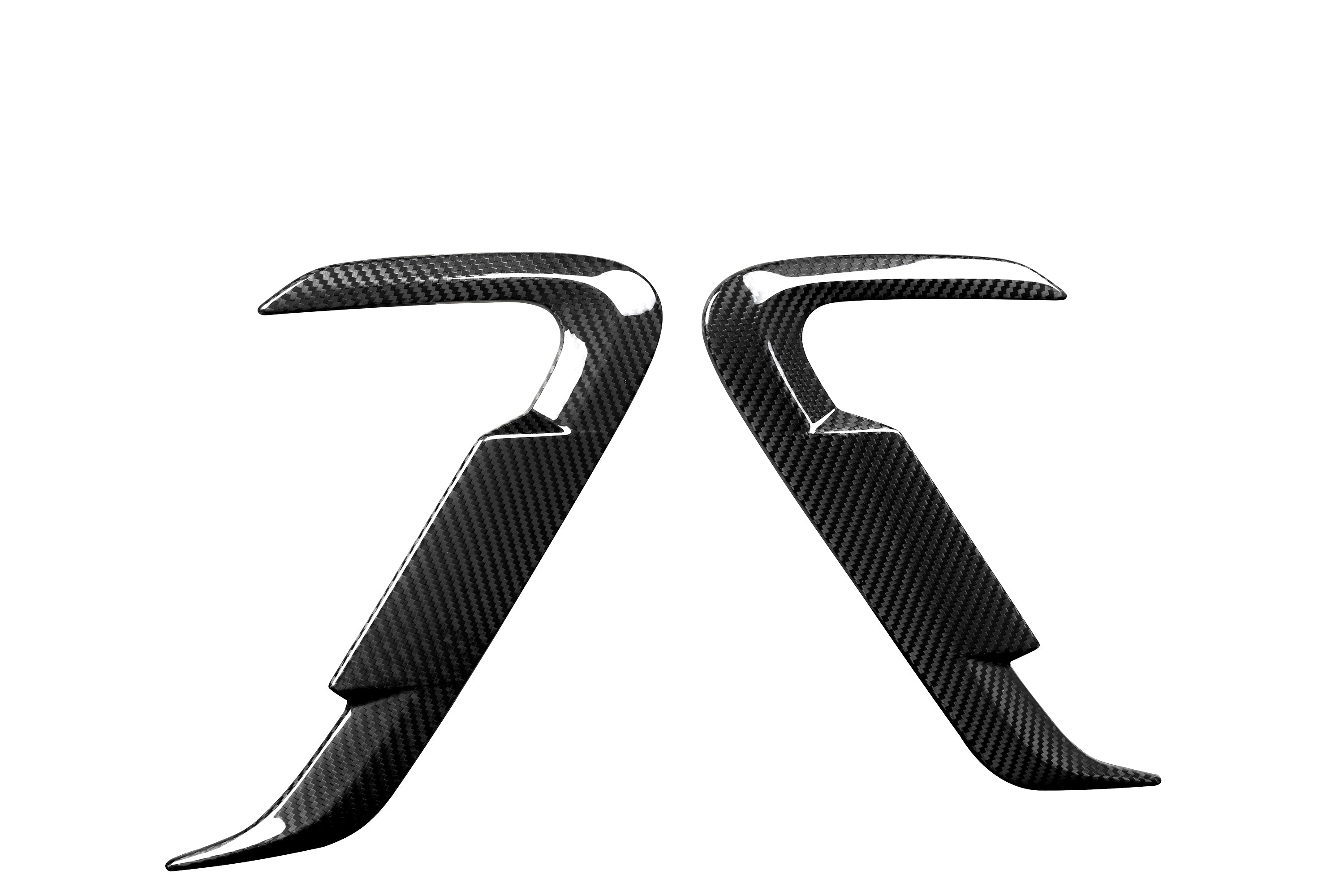 BMW iX3 G08 Facelift Side Fender Trim Set Dry Carbon Fibre SOOQOO