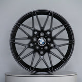 3 Series - F30/F31: 19" Satin Black 666M M3 Competition Style Alloy Wheels 12-19