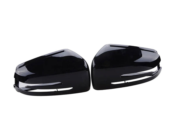 c class w204 gloss black wing mirror covers 2007 2014