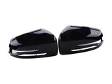e class w212 gloss black wing mirror covers 2010 2015