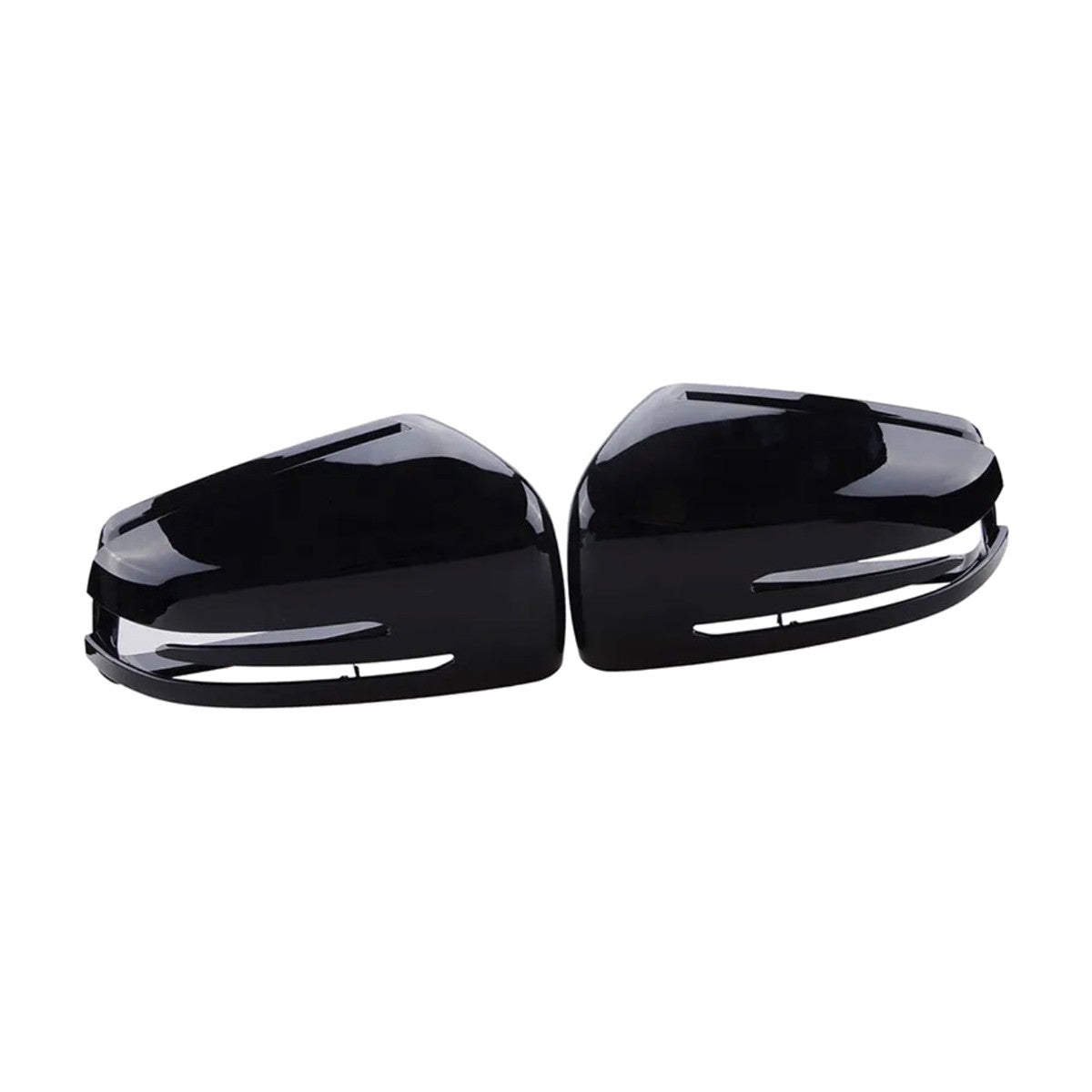 e class w212 gloss black wing mirror covers 2010 2015