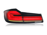 5 series g30 g31 smoked sequential lci style tail lights 17 20