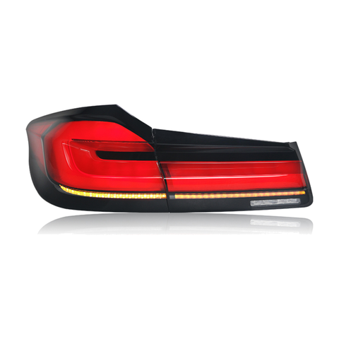 5 series g30 g31 smoked sequential lci style tail lights 17 20