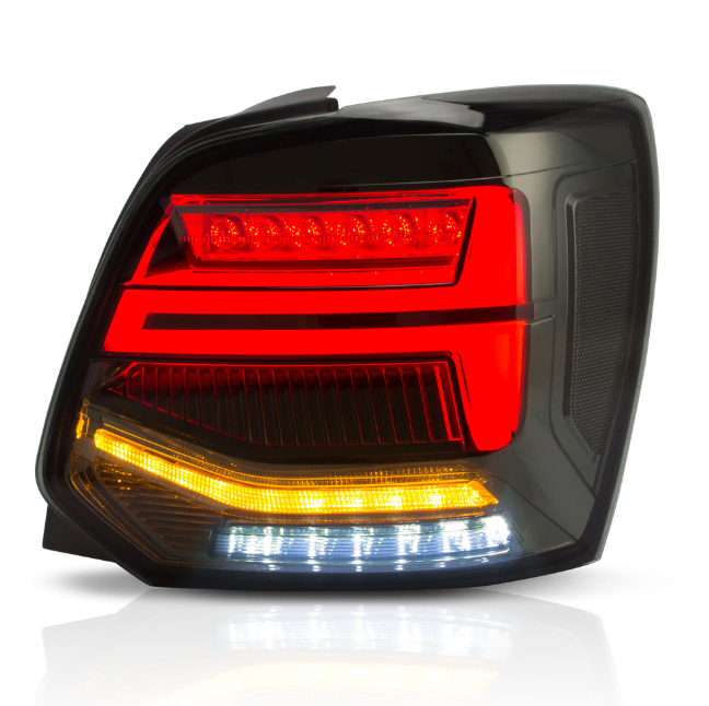 Polo MK5 - 6C/6R: Smoked Sequential LED Rear Tail Lights 11-17