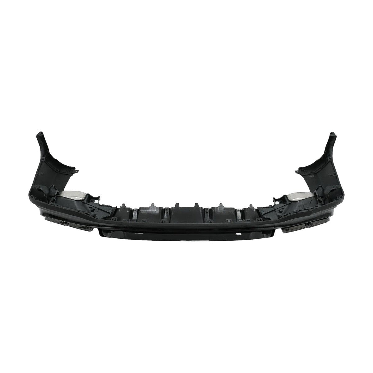 glc x253 facelift matt black amg style diffuser with exhaust tips 20