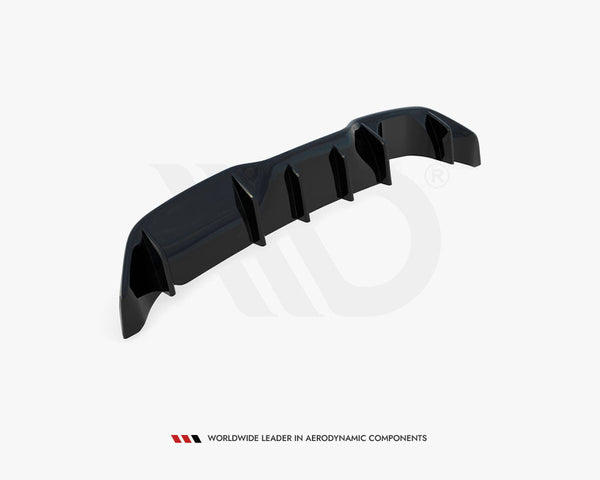fiesta st mk7 facelift gloss black maxton rear diffuser 13 17