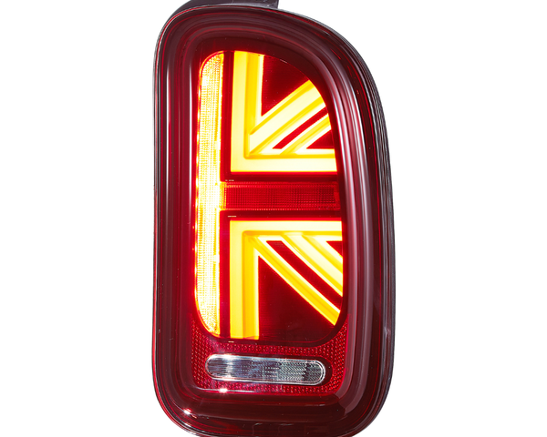 mini cooper r55 clubman red sequential led rear tail lights 07 13