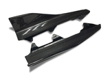 m2 f87 carbon fibre performance style side skirts