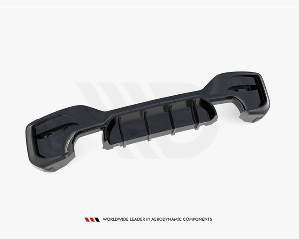 1 series f20 f21 facelift gloss black maxton rear diffuser 15 19