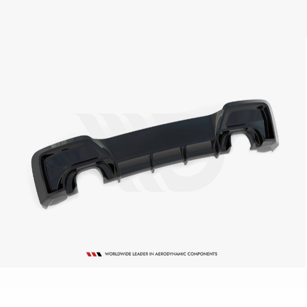 1 series f20 f21 pre facelift gloss black maxton rear diffuser 11 15