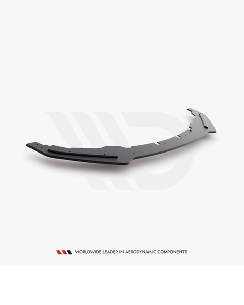 1 series f20 pre facelift gloss black maxton front splitter 11 15