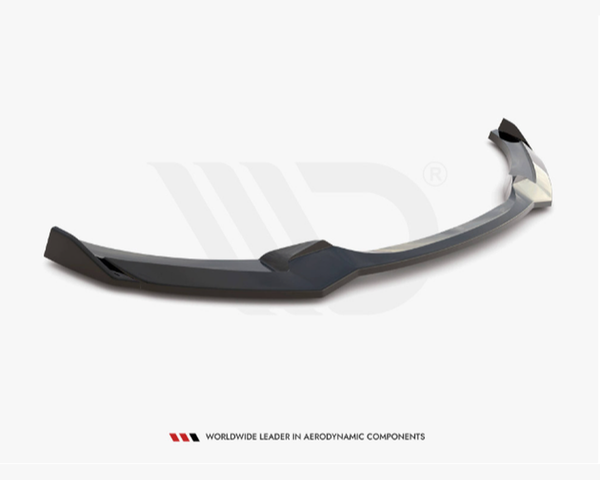 2 series f22 f23 gloss black maxton front splitter 14 21