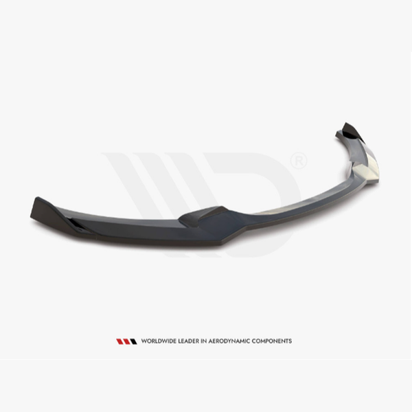 2 series f22 f23 gloss black maxton front splitter 14 21