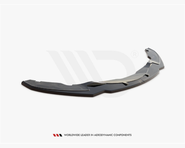 4 series f32 f33 f36 gloss black maxton front splitter 14 20