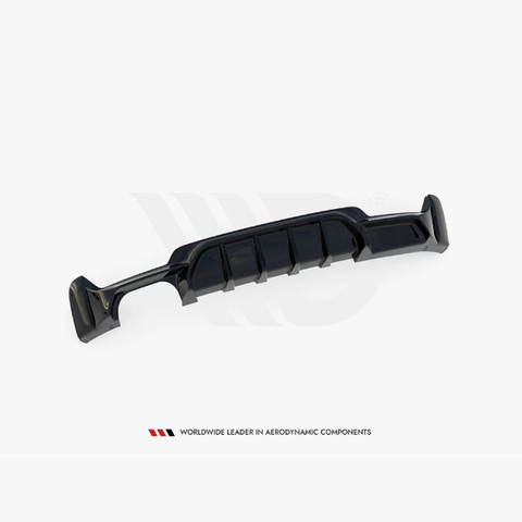 4 series f32 f33 f36 gloss black maxton twin exhaust diffuser 14 20