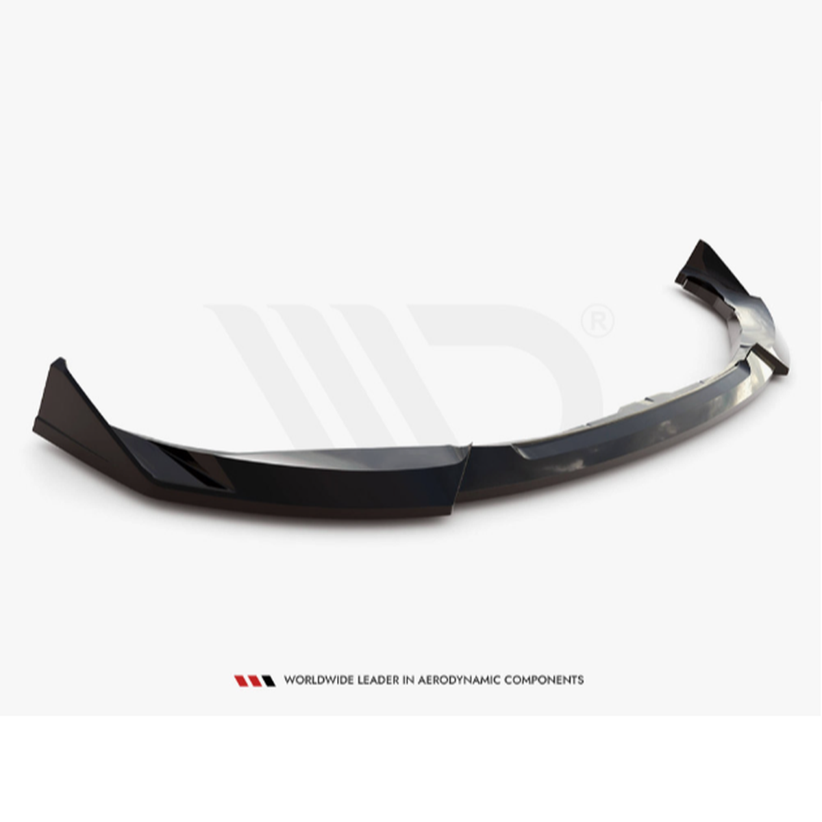 m2 g87 gloss black maxton front splitter 23