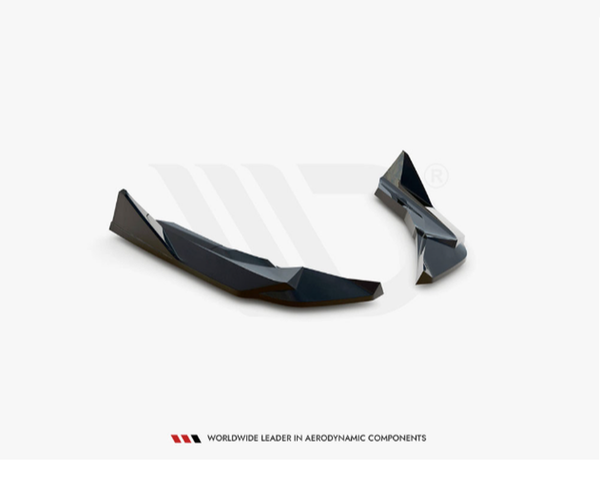 m2 g87 gloss black maxton rear side splitters 23