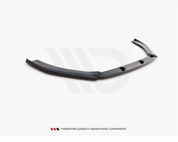 a3 8v 8vs facelift gloss black maxton front splitter 17 20